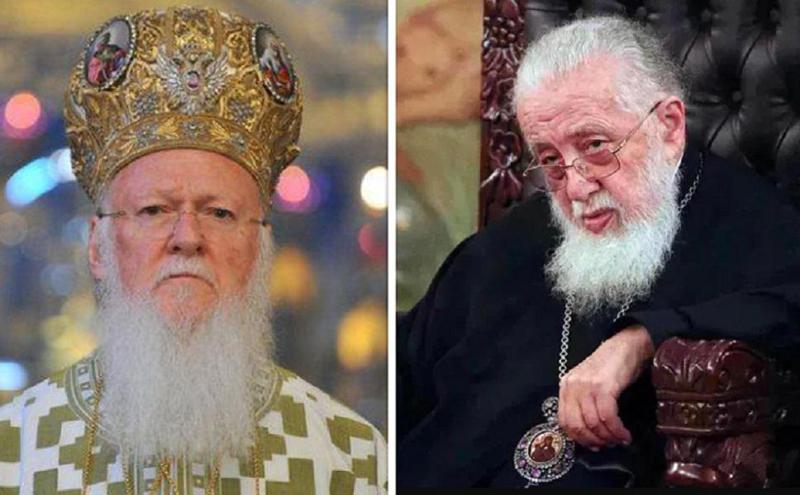ილია მეორე უკრაინის ეკლესიის საკითხზე მსოფლიო პატრიარქს მიმართავს - რას სწერს ის ბართლომე I-ს