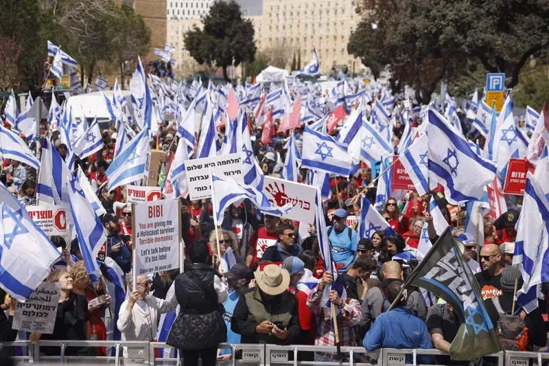 მასობრივი პროტესტი ისრაელში - სასამართლო რეფორმის წინააღმდეგ 30-მდე მერმა შიმშილობა გამოაცხადა