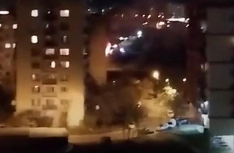 ხანძარი ვაზისუბანში - ცეცხლი საცხოვრებელ კორპუსში გაჩნდა