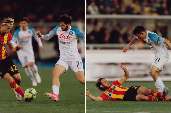 "ნაპოლიმ" წვალებით გაიმარჯვა: უზუსტო პასები, შენელებული ტემპი - "კვარას" ოსიმენის გარეშე აშკარად უჭირს