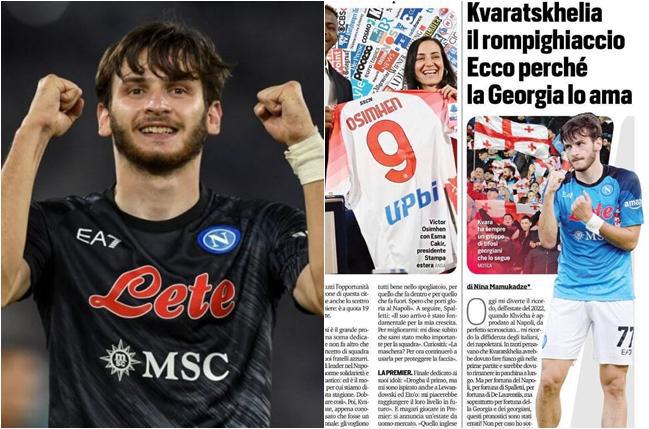 "ხვიჩა კვარაცხელია, როგორც ყინულმჭრელი! - რატომ უყვარს ის საქართველოს?" - ცნობილ იტალიურ გამოცემა “Corriere Dello Sport”- ში გამოქვეყნებული სტატია