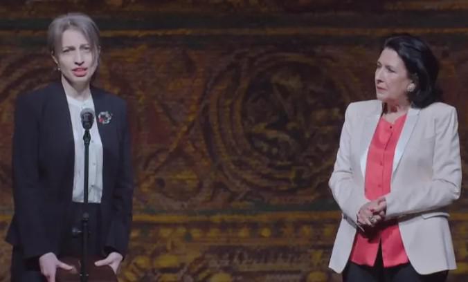 "ვფიქრობ, რომ გამოიყენებთ ყველა ბერკეტს და აუცილებლად გავხდებით ნატოსა და ევროკავშირის წევრი" - ნანა მალაშხია პრეზიდენტს