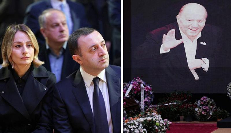პრემიერი მეუღლესთან და მთავრობის წევრებთან ერთად ჯამლეტ ხუხაშვილის დაკრძალვაზე (ფოტოები)
