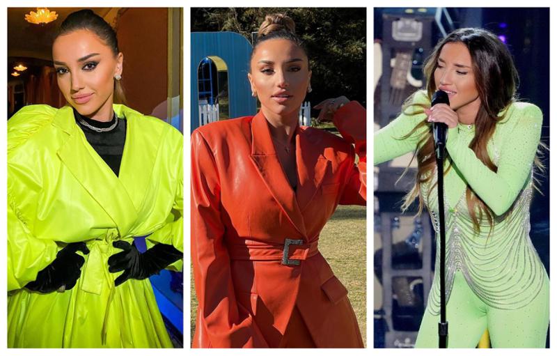 ნუცა ბუზალაძის ამერიკული წარმატება ქართველი დიზაინერების სამოსით - მომღერალს ჟიურისთან ერთ-ერთ ბოლო შეხვედრაზე ანუკი არეშიძის კომპანიის ტყავის ორეული ეცვა