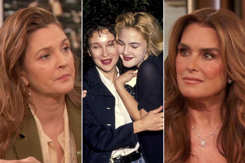 "დედაჩემს ჩემს შეყვარებულებთან ჰქონდა რომანი" - დრიუ ბერიმორი და ბრუკ შილდსი მშობლებთან ურთიერთობის მძიმე გამოცდილებაზე