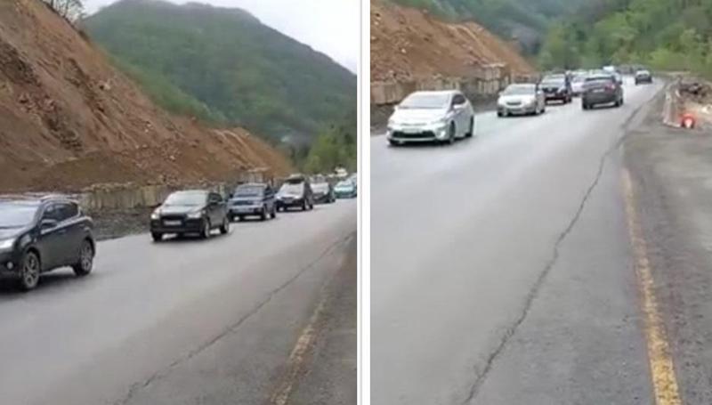 რა ხდება ამ წუთებში რიკოთზე - საავტომობილო გზების დეპარტამენტი კადრებს ავრცელებს