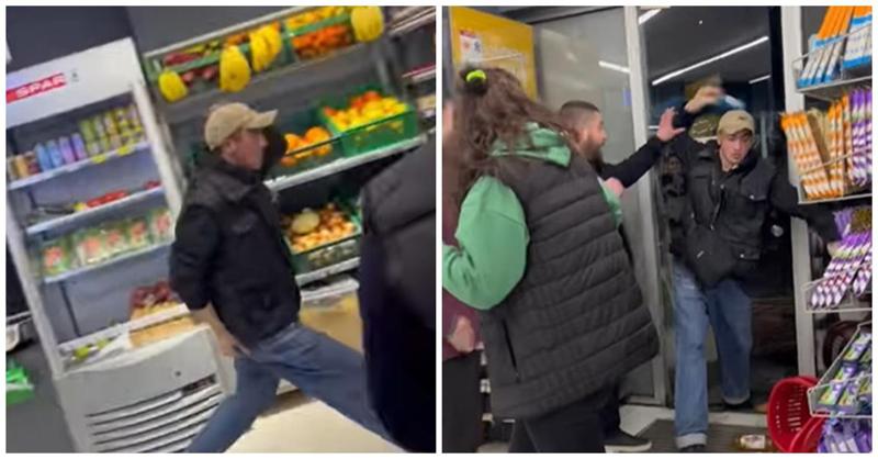 "ვინ ვარ იცი? სუს-ში მყავს მთელი ოჯახი" - თბილისში, სუპერმარკეტში ახალგაზრდა მამაკაცმა კარი ჩაამტვრია და იქ მყოფებზე თავდასხმა სცადა (ვიდეო)