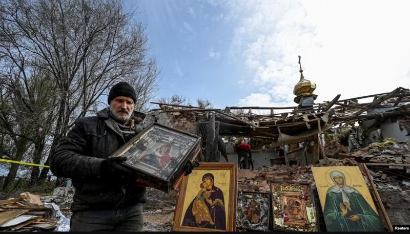 აღდგომა ბომბების ქვეშ - ოკუპანტებმა უკრაინის ზოგიერთ ტაძარზე იერიში მიიტანეს