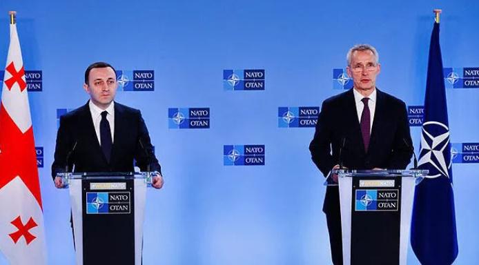 "საქართველოს შეუძლია ჰქონდეს ნატო-ს მხარდაჭერის იმედი..." - სტოლტენბერგი-ღარიბაშვილის შეხვედრა და ერთობლივი განცხადებები