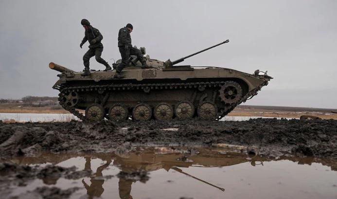 30 სმ - ის, რაც აფერხებს უკრაინის არმიის კონტრიერიშზე გადასვლას...