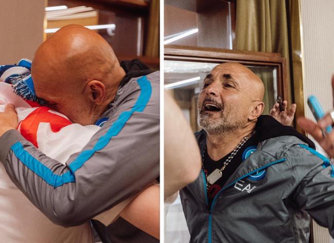 "კარგია, როცა მეფე ხარ!" - სპალეტისა და ხვიჩა კვარაცხელიას ემოციური ჩახუტება "ნაპოლის" გაჩემპიონების შემდეგ: რა ფოტოებს აქვეყნებს საფეხბურთო კლუბი