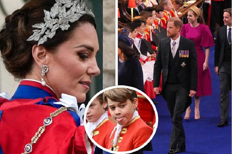 მოწყენილი ჰარი, ონავარი ჯორჯი და ქეით მიდლტონი დედოფლური სტილით - ვის რა ეცვა და ვინ ესწრებოდა კორონაციას: მნიშვნელოვანი მომენტები (ფოტოები)