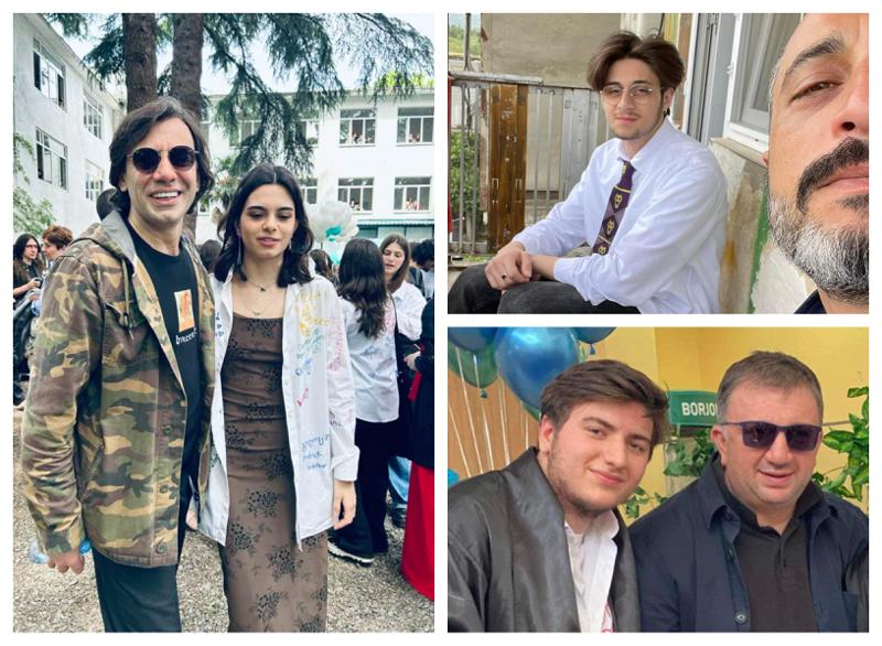 საქართველოს სკოლებში მეთორმეტეკლასელებისთვის დღეს "ბოლო ზარი" დაირეკა - ცნობილები, რომელთა შვილებმაც სკოლა დაამთავრეს