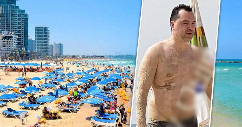 არესტოვიჩი მორიგ სკანდალში ეხვევა - პოლიტოლოგი ისრაელში, თელ-ავივის სანაპიროზე შენიშნეს