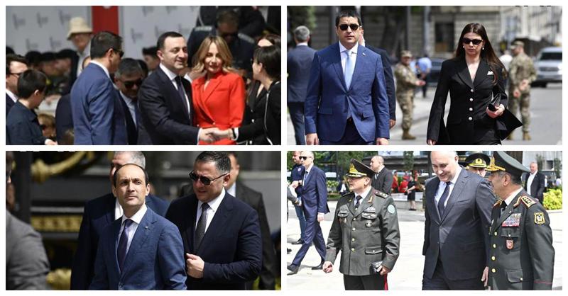 პრემიერი ოჯახით, პარლამენტის თავმჯდომარე მეუღლესთან ერთად - ვინ ვისთან ერთად მივიდა მთავარ ღონისძიებაზე: პოლიტიკოსების ფოტოები