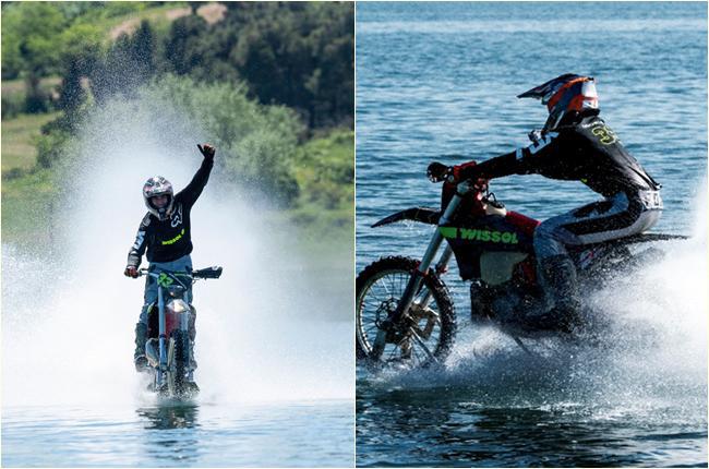 22 წლის ბიჭი, რომელიც წყალზე "დადის" - "მჯერა, რომ ჩემი მოტოთი ყველგან შევძლებ გავლას" (ვიდეო)