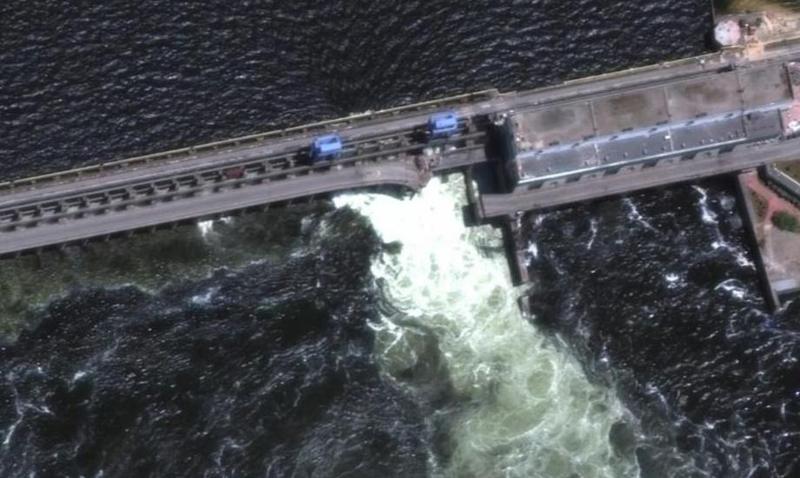 "კახოვკას წყალსაცავში წყლის დონე სწრაფად იკლებს, რაც საფრთხეს წარმოადგენს ზაპოროჟიეს ატომური ელექტროსადგურისთვის" - "ენერგოატომის" განცხადება