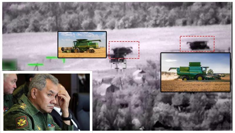 შოიგუს დიდი ტყუილი - უკრაინელების კომბაინების აფეთქება რუსეთის თავდაცვის მინისტრმა გერმანული "ლეოპარდების" განადგურებად გაასაღა