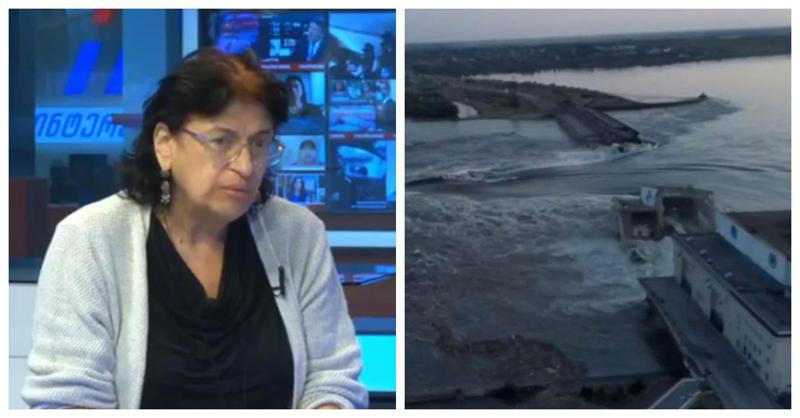 "კატასტროფის მასშტაბები არ ეხება მარტო რუსეთს და უკრაინას, ეს რაღაც მომენტში შეგვეხება ჩვენც" - ნინო ჩხობაძე კახოვკის ჰესის აფეთქებაზე