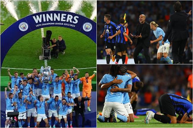 პეპ გვარდიოლას "მანჩესტერ სიტი" ჩემპიონთა ლიგის გამარჯვებულია - ინგლისელთა დიდი სიხარული და იტალიელთა მწუხარება ფოტოებში