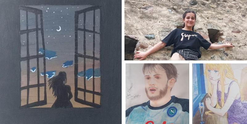 "ჩემს ნამუშევრებს სკოლის დერეფანში აკრავდნენ და ამან მიბიძგა, უკეთესის შექმნისკენ" - გაიცანით 15 წლის სალომე, რომელიც ფანქრით საოცარ ნახატებს ქმნის