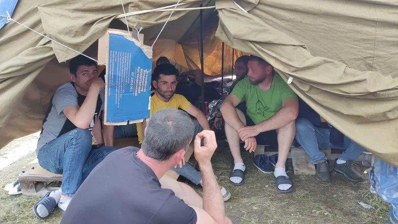 ჭიათურაში გაფიცულმა მაღაროელებმა შიმშილობა დაიწყეს