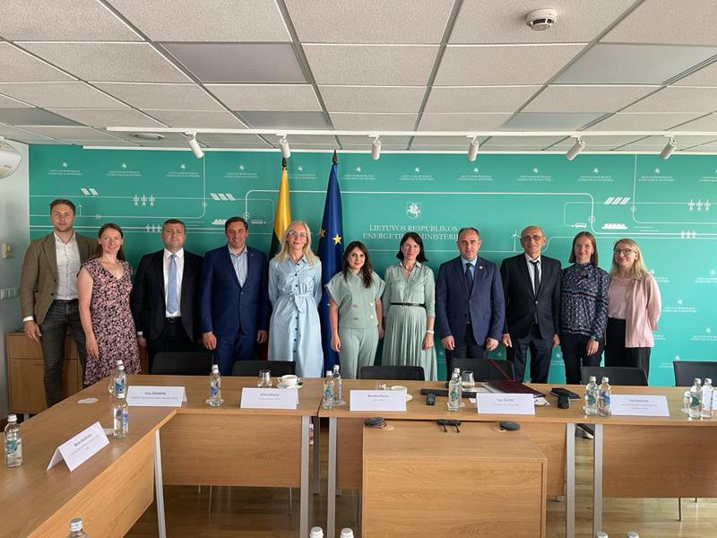 დავით ნარმანია ლიეტუვის ენერგეტიკის სამინისტროსა და მარეგულირებელი კომისიის წარმომადგენლებს შეხვდა