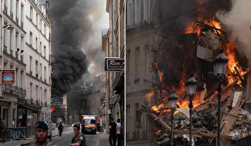 "შენობა საშინელი ხმაურით ჩამოიშალა" - რამ გამოიწვია პარიზში აფეთქება, რომელსაც ხანძარი და ნგრევა მოჰყვა - არიან დაკარგულები, ათობით ადამიანი კი დაშავებულია (ფოტოები, ვიდეო)