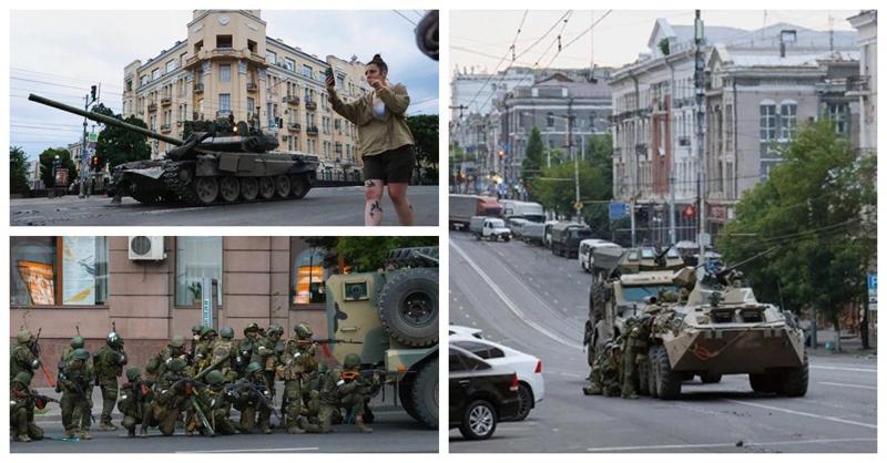 "არ დატოვოთ სახლები" - სამხედროებითა და ტანკებით პარალიზებული როსტოვი: რა ხდება დილიდან ქალაქში, რომელიც არსებული ცნობით, "ვაგნერმა" დაიკავა