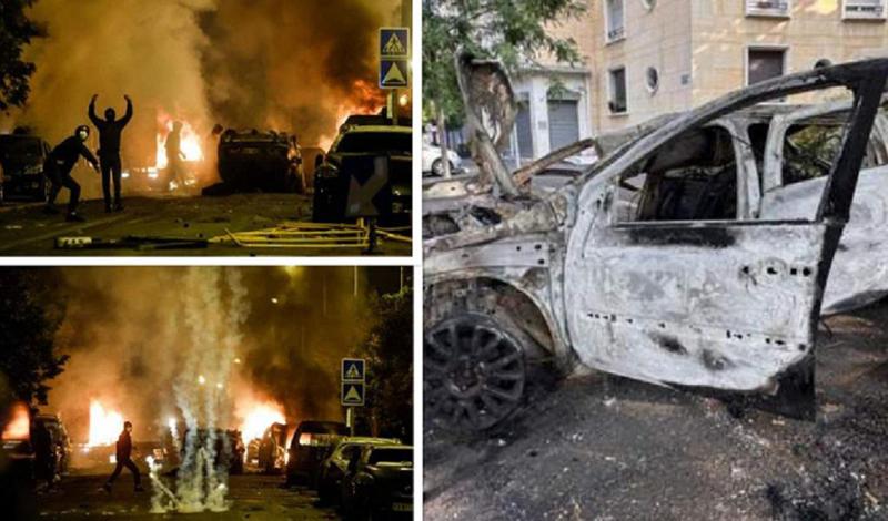 საპროტესტო აქციები საფრანგეთში 17 წლის მოზარდის მკვლელობის გამო - აქტივისტებმა მერიის, პოლიციისა და სასწავლო დაწესებულებების შენობები დაარბიეს (ფოტოები)