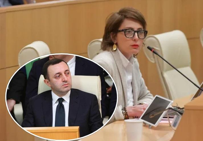 "თქვენ ახალგაზრდებს, "რუსული კანონის“ გაპროტესტებისთვის, სატანისტებს უწოდებდით, მაინტერესებს, ყველა, ვინც დასავლეთში განათლების მისაღებად მიდის სატანისტია? - ხატია დეკანოიძე პრემიერს