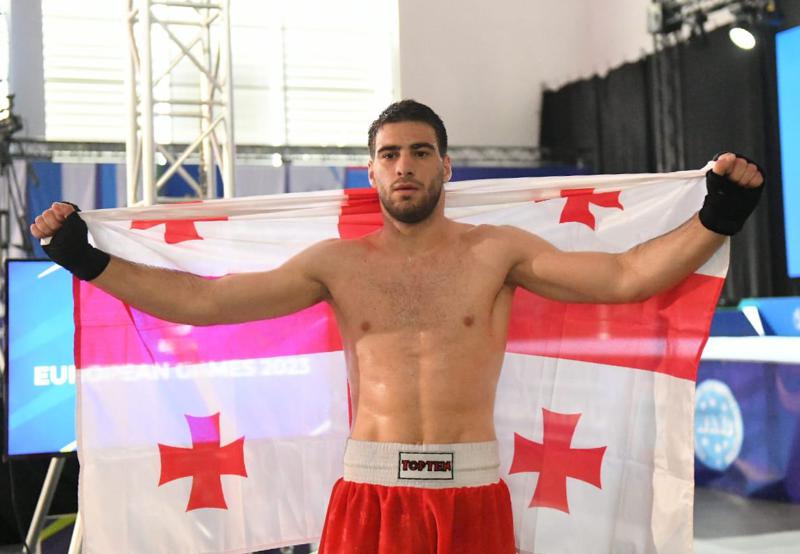 22 წლის ლუკა შონია კიკბოქსინგში ევროპის თამაშების ჩემპიონია - ქართველმა სპორტსმენმა უკრაინის წარმომადგენელი დაამარცხა