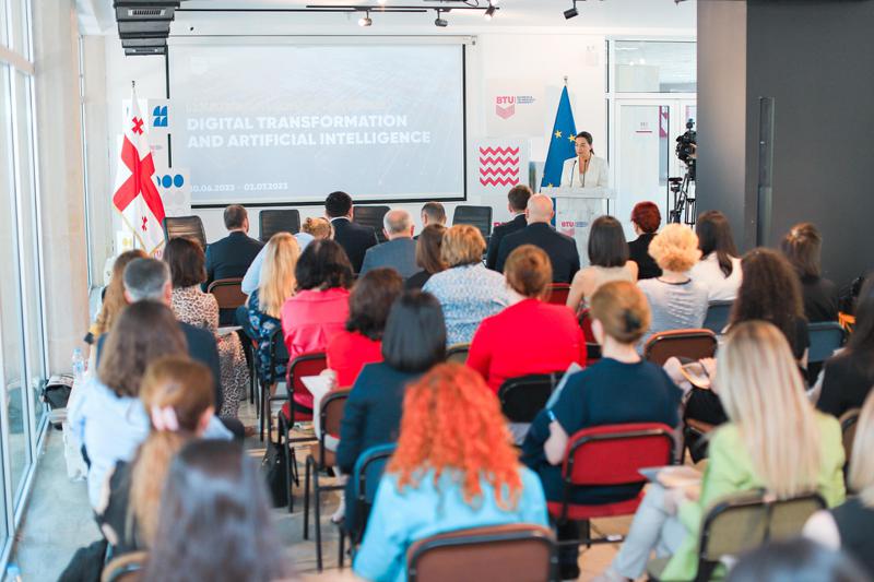 EduTech, AgriTech, LegalTech და სხვადასხვა სფეროს ციფრული ტრანსფორმაციის შესახებ BTU-ში 11 ქვეყნის მეცნიერებმა იმსჯელეს