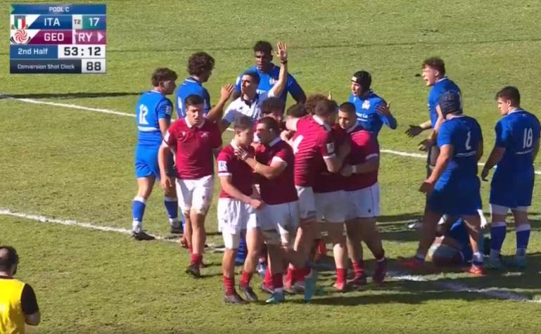 უმცროსმა ბორჯღალოსნებმა მსოფლიოს ჩემპიონატზე იტალია ბონუს ქულით დაამარცხეს