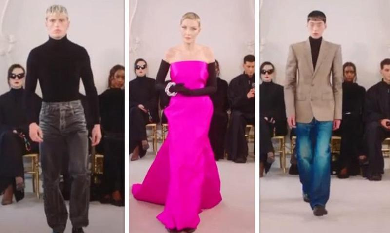 დემნას მორიგი ოტ-კუტიურ კოლექცია - ელეგანტური კაბები, წვეტიანი ფეხსაცმელი, ჯინსის შარვლები და ქართული 90-იანების გამოძახილი მოდელების ვარცხნილობასა და სილუეტში (ფოტო/ვიდეო)