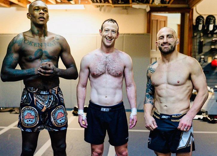 სოციალური ქსელების ჩემპიონი რეალურ ოქტაგონზეც ჩემპიონობას გეგმავს? - ცუკერბერგი საბრძოლო ხელოვნებაში ისრაელ ადესანიასა და ვოლკანოვსკისთან ერთად ვარჯიშობს (ფოტოები)