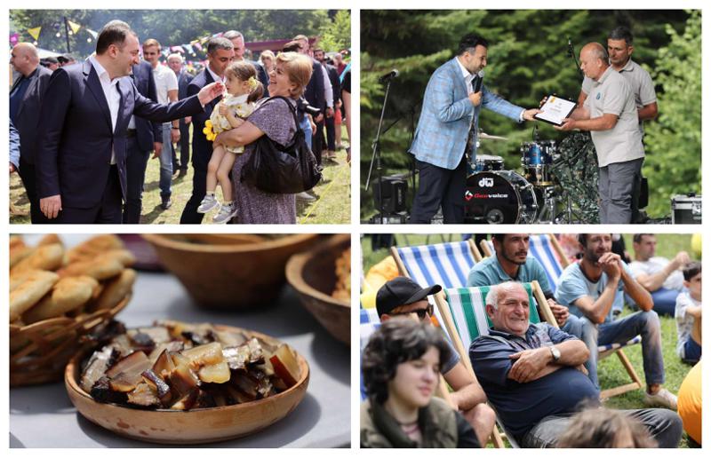 ხინკლის მასტერკლასი ცნობილი შეფებისგან, გამოფენა-გაყიდვა და კონცერტი კოცონთან - ფოტოები შოვიდან, სადაც პრემიერმა "მთის დღეების" კვირეული გახსნა