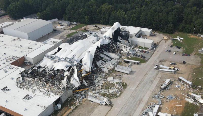 აშშ-ში, ტორნადომ Pfizer-ის ფარმაცევტული ქარხანა დააზიანა - ვარაუდობენ, რომ შემთხვევა მედიკამენტების დეფიციტს გამოიწვევს