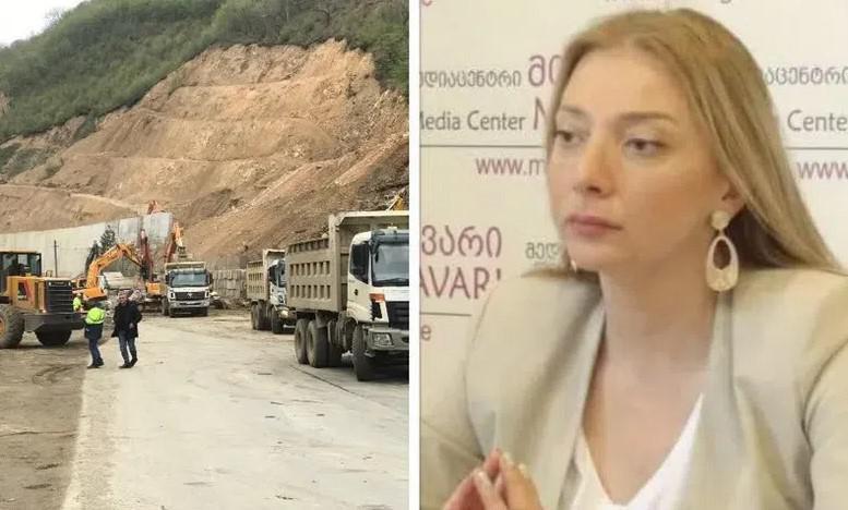 "ეს არის მეწყრული მონაკვეთი, მეწყერზე გზის გაყვანა დაუშვებელია... ჩვენს სიტყვებს ყურადღება არავინ მიაქცია. ბუნებამ კუდის მოქნევა იცის და..." - თეა გოდოლაძე რიკოთზე მიმდინარე სამუშაოების შესახებ