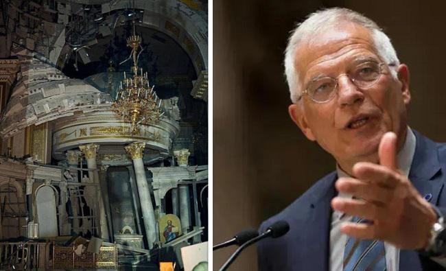 "რუსული სარაკეტო ტერორი იუნესკოს დაცვის ქვეშ მყოფ ოდესის ტერიტორიაზე კრემლის მორიგ სამხედრო დანაშაულს წარმოადგენს" - ბორელი