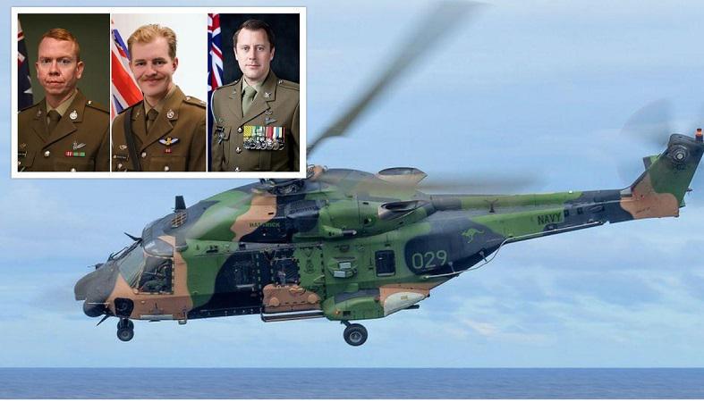 სამხედრო ვერტმფრენის კატასტროდა ავსტრალიაში - ოფიციალური პირების თქმით, აღარ არსებობს იმედი, რომ ავიაკატასტროფას ვინმე გადაურჩებოდა