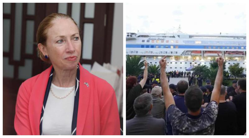 "არავინ უნდა ელოდოს ქართველებისგან, რომ მიესალმებიან ხალხს იმ ქვეყნიდან, რომელსაც საქართველოს ტერიტორიის 20 პროცენტი აქვს ოკუპირებული" - კელი დეგნანი