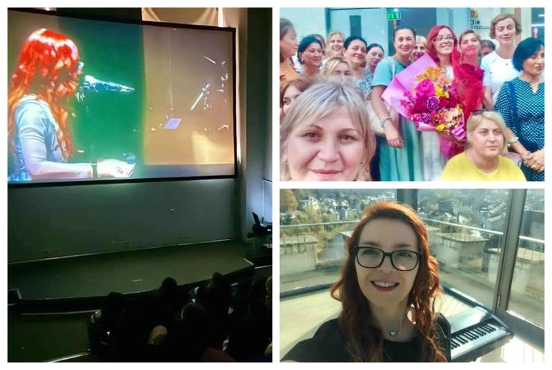 "მზის შვილები“ - ავსტრიაში მცხოვრები ქართველი მუსიკოსის წარმატებული პროექტი: ფოტოები თათა ასათიანი-აიგნერის შემოქმედებითი საღამოდან