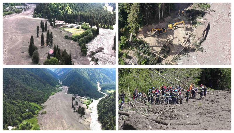 უახლესი ფოტოები, რომელსაც გზების დეპარტამენტი ავრცელებს - როგორ გამოიყურება შოვი სტიქიის შემდეგ?