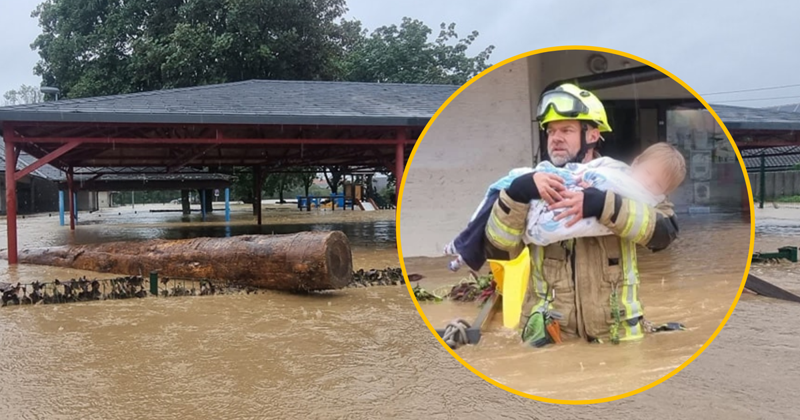 სლოვენიელმა მეხანძრე-მაშველმა წყალდიდობის დროს ბაღის ბავშვები სიკვდილს გადაარჩინა,  თვითონ კი ყველაფერი დაკარგა - გმირობის ამაღელვებელი ამბავი (ფოტოები)