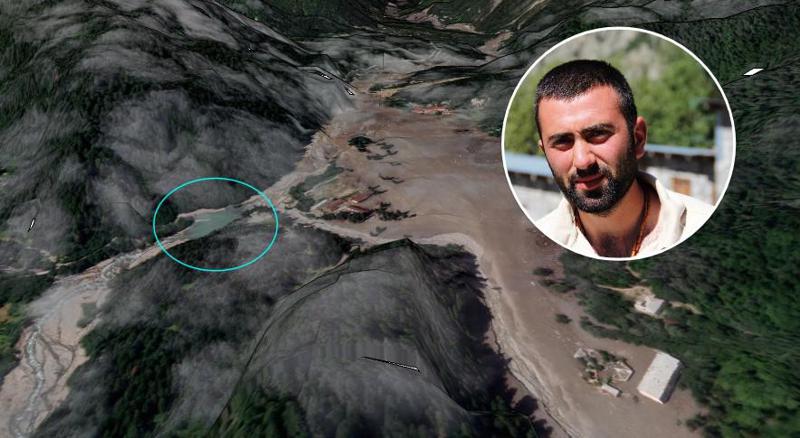 "გიზიარებთ მაღალი რეზოლუციის სტიქიის შემდგომ სატელიტურ გამოსახულებებს...ჩანს ღვარცოფის გამოსვლის შედეგად გაჩენილი პატარა ტბა" - რას წერს გლაციოლოგი (ფოტოები)