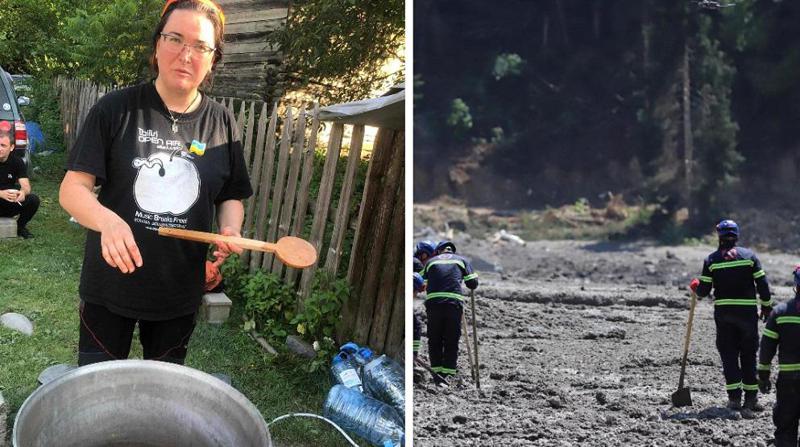 "აქ მყოფებიდან ბევრი ვერ უძლებს, ცუდად ხდება და სამედიცინო დახმარება სჭირდება..გონებისთვის რთულად აღსაქმელია" - რას ჰყვება მოხალისე, რომელიც შოვში საველე სასადილოში მაშველებისთვის საკვებს ამზადებს