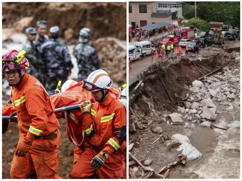 ტაიფუნი, უხვი ნალექი და მეწყერი - ჩინეთში სტიქიას ებრძვიან (ფოტოები)