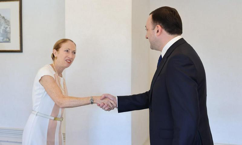 პრემიერ-მინისტრმა კელი დეგნანთან გამოსამშვიდობებელი შეხვედრა გამართა