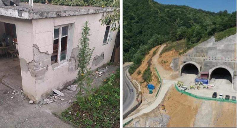 "ჩვენი სახლები დაიბზარა, ლამისაა ყველაფერი თავზე დაგვენგრეს" - ცხოვრება მეწყერთან ერთად - რა ხდება რიკოთზე მშენებარე ავტობანზე